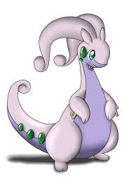 The affectionate Goodra just loves to give its Trainer a big hug! Unfortunately, its hugs leave the recipient covered in goo