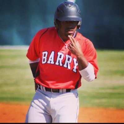 Playing ball at Barry U. Dont tell me the sky's the limit when theres foot prints on the moon! ⚾