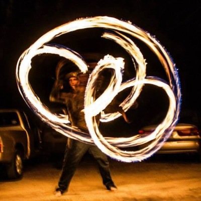 pedicab and spin fire n stuffs is what i do.