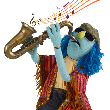 Muppet Extraordinaire Sax Player from Dr Teeth and the Electric Mayhem!