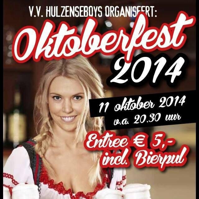 Hét officiële Twitteraccount van het Oktoberfeest bij Hulzense Boys dat dit jaar op 12 oktober gehouden zal worden!