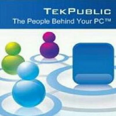 Official Twitter page of TekPublic®   
The people behind your PC™ 
Computer Support Services
for Home-users & Small business #tpbyPC #tekpublic