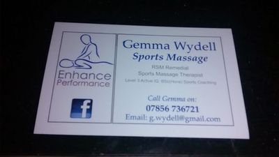 WydellG's profile picture. Lecturer in sports Higher Education at Bishop Burton! Previously completed lecturing FE

Sports massage therapist in Hull