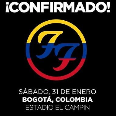 Esperando con ansias a @foofighters en Colombia.Enero 2015