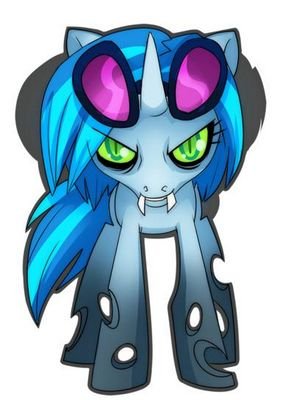 I'm the changeling version of Vinyl Scratch. 
Feed Me