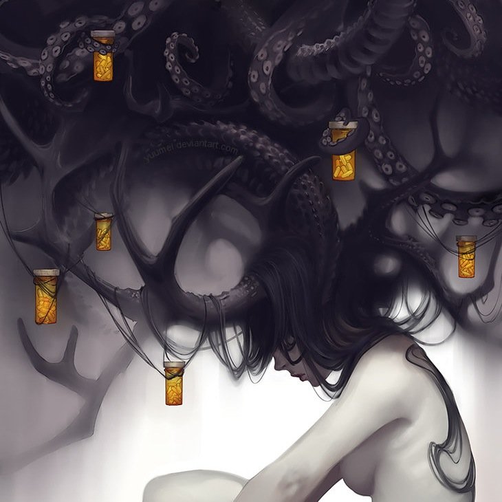 She couldn't take it. Living with a heart that only wants to disappear. Keeping her feelings hid behind a smile that stretched from ear to ear.