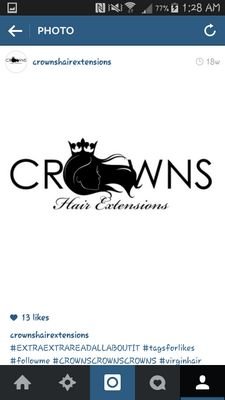 CrownsHair's profile picture. Crowns is your destination for premium quality 100% Virgin hair. Shop online today or stop by our boutique to shop in person! #CrownsHairExtensions
