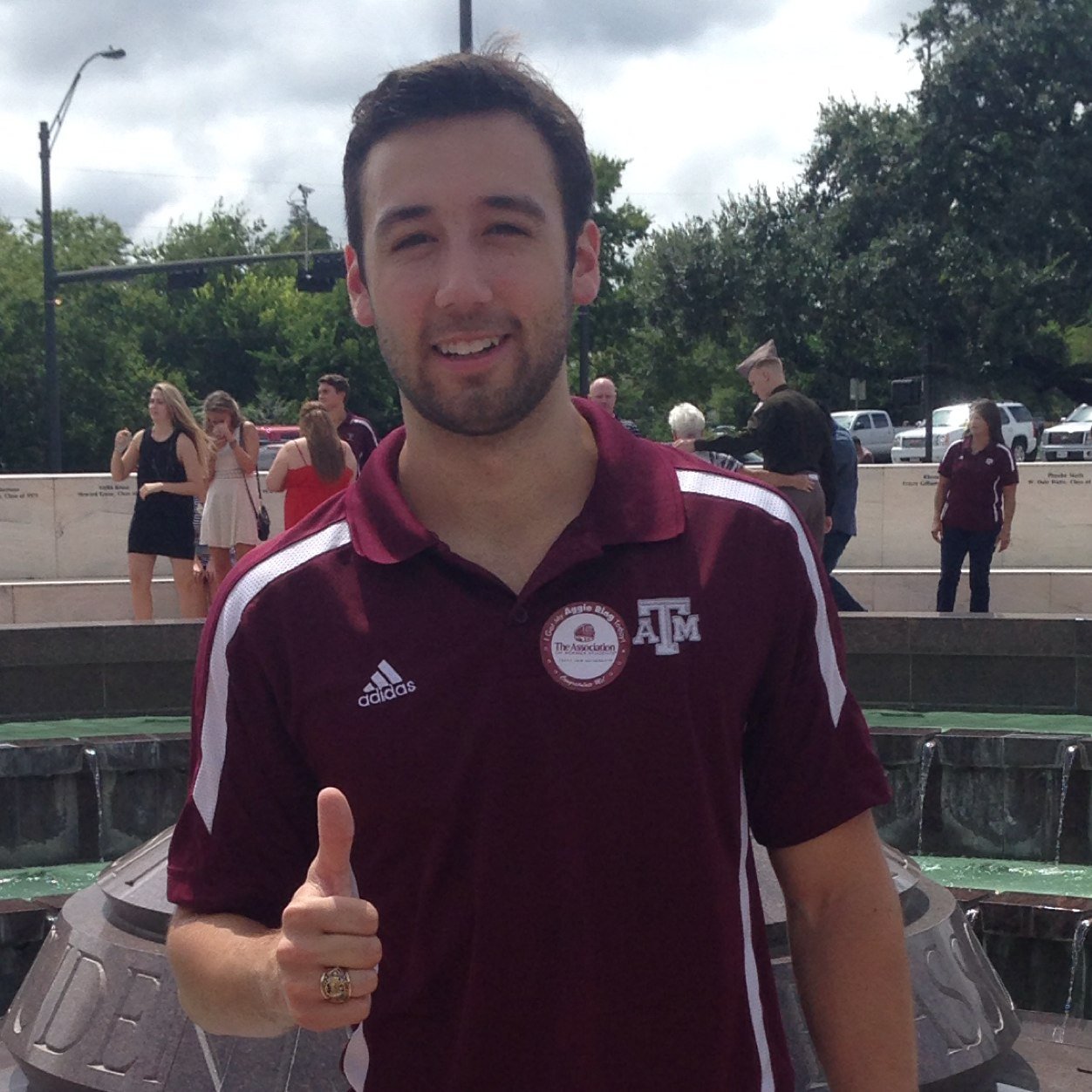Gig 'Em, God Bless, and Go Hawks.