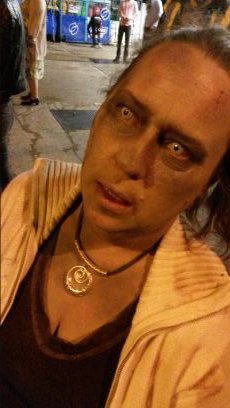 Connor3Carole's profile picture. Scare actor, behind the scenes still photographer.   Horror fan, seamstress textile creative.  Film extra, head of catering, gofer.  Ewok with the UKG.