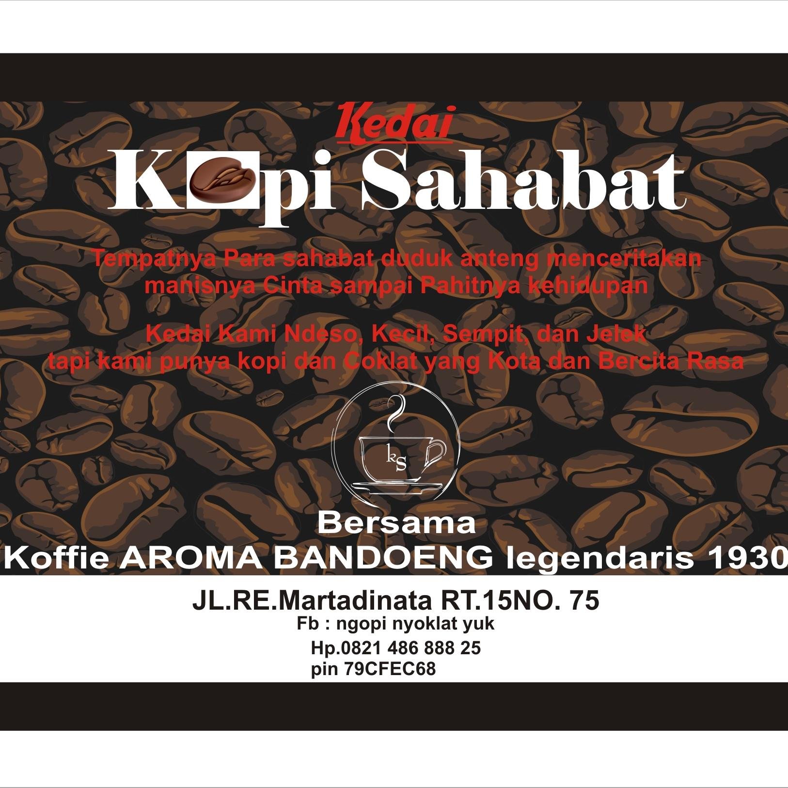 kedai Kopi sahabat Bersama Kopi Aroma Bandoeng legendaris 1930