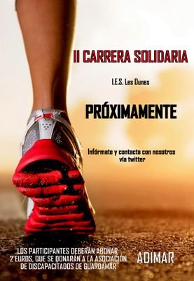 lesdunescarrera's profile picture. Llega la II Carrera Solidaria. IES Les Dunes