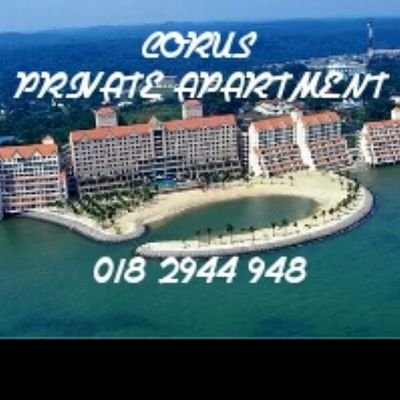 ros_asmir's profile picture. Private  Apartment for rent  paradise lagoon sea view  port dickson.call me booking. 0182944948.( CORUS )