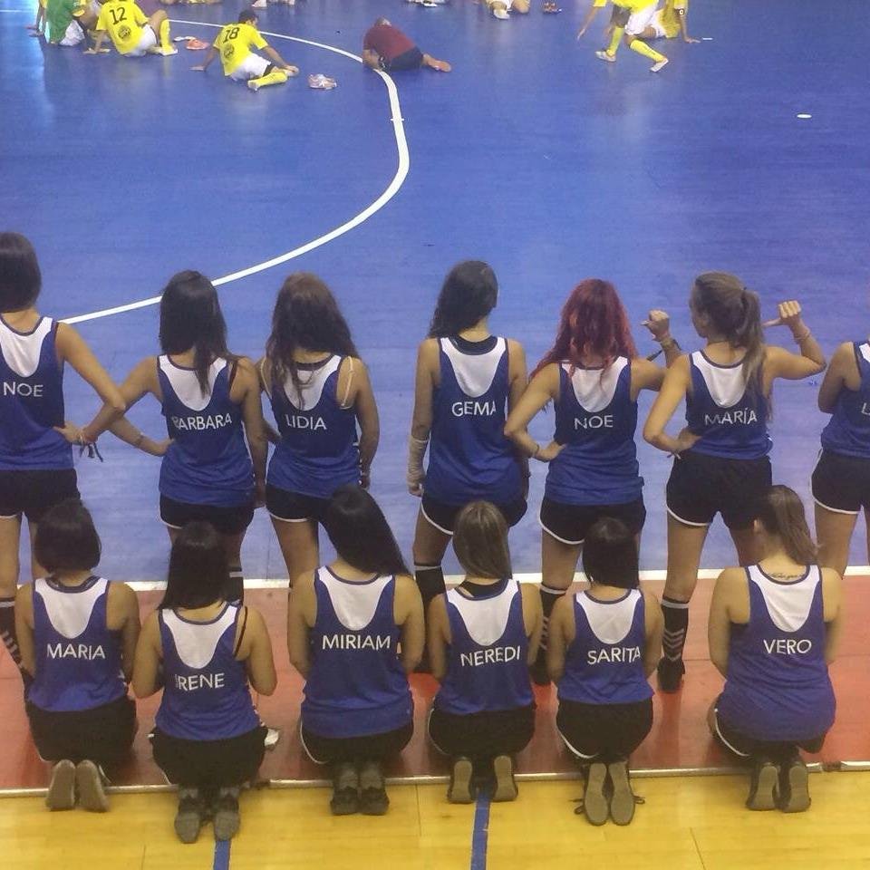 Bailarinas del InterMovistar Futbol Sala.
