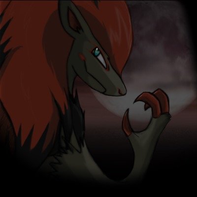 {Revel in the darkness.~} Lucian is a powerful Zoroark, possessing a mastery of illusions that is unrivaled. This very power is what fractured his mind in two.