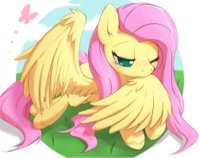 U-um hi *squeaks shyly* I-I'm u-um.......*says very quietly* F-Fluttershy
