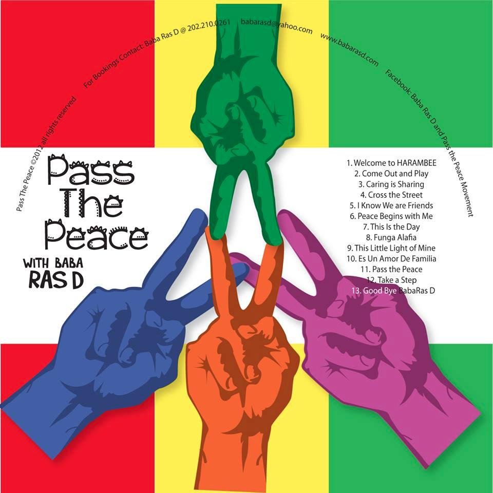 Since 2007, Baba Ras D has facilitated Pass The Peace, a celebration of learning through movement and song, inspiring peace activation throughout the world!