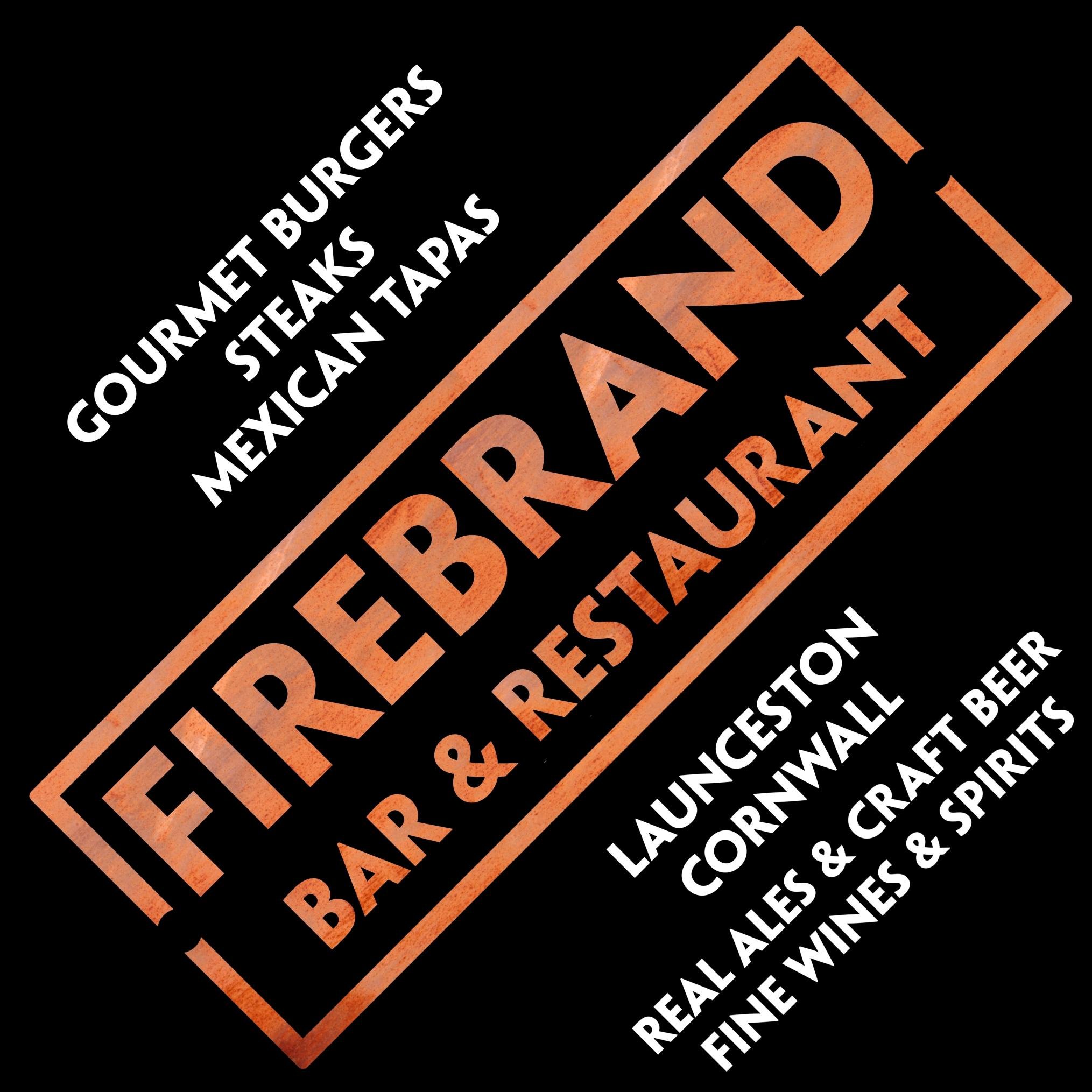 Cornish BBQ smokehouse restaurant and takeaway | Craft beer bar | @firebrandbeer taproom | Launceston, Cornwall | Open 5pm-11pm daily | 01566 770722