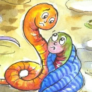A children's story book. A band of rebellious earthworms fight to save their home from a luxury golf course development… The worms win! #socialism #anarchism