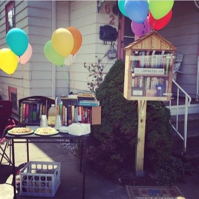 take a book, leave a book. always free, never for sale. stop by anytime! books changed every monday. LFL #16507