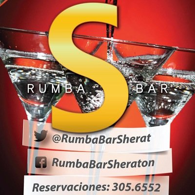 Si buscas un lugar seguro, cómodo, con excelente ambiente y con la mejor música que quieras escuchar...entonces debes venir al S RUMBA BAR del Hotel Sherataton.