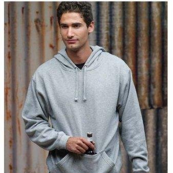 The Tailgate Hoodie has a built-in neoprene beverage holder inside the pouch and a metal bottle opener is attached to the pouch pocket.