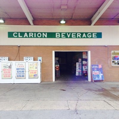 Clarion Beverage will fulfill all of your beer needs. Stop in and buy some! (If you're 21 or older) 814-226-7031