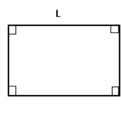 Rectangles are polygons with 4 straight sides and 4 right angles.