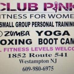 Clubpinkfit's profile picture. CLUB PINK Fitness offers affordable personal training, energizing Zumba and restorative Yoga, Pilates,Boxercise and Boxing lessons for women and kids