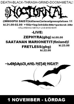 Nocturnalklubb's profile picture. Klubb Nocturnal 
Hardest metal club since 2000