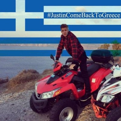 #GreekBeliebersWantJustinBieberInGreece We really wanna see our Hero ..our idol ..We love you .