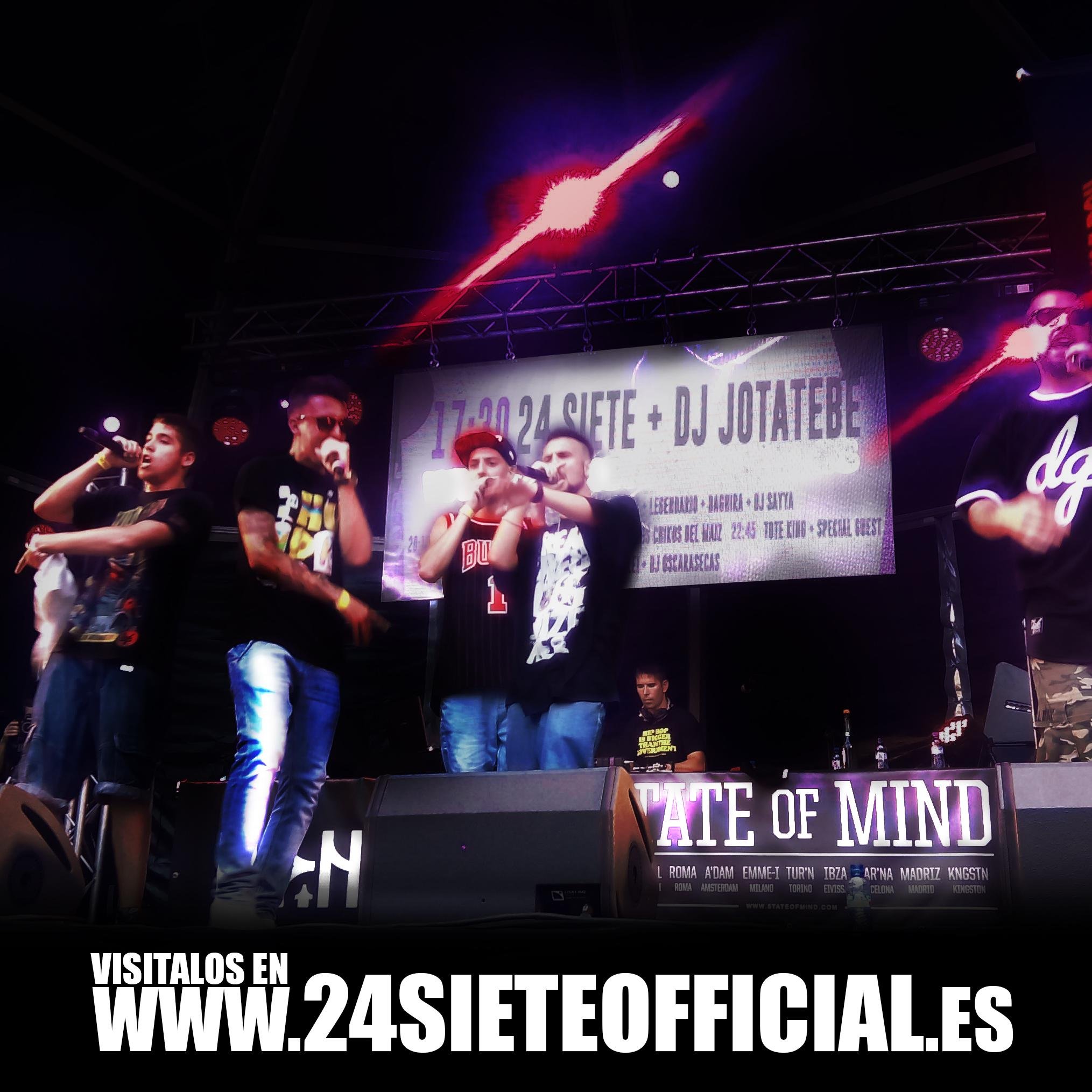 24Siete_'s profile picture. 24siete is a Glitch-hop group .24siete is a 6-member group with huge experience in rap and electronic music as well as broad experience in musical events