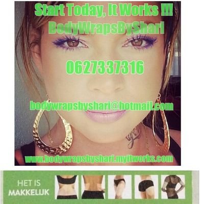 distributeur it works. http://t.co/a0cpa5ONQ6   /  ig: @bodywrapsbyshari  bodywrapsbyshari@hotmail.com