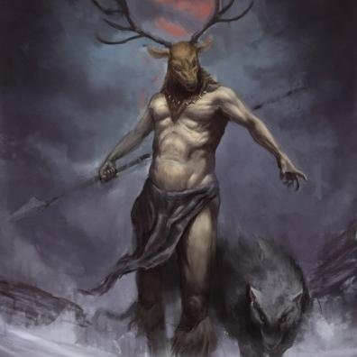 I am Hircine, huntsman of the princes and father of Manbeasts. I will call upon the Wild Hunt to punish any and all who defy me. #Single