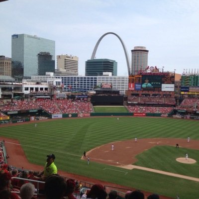 love to watch cardinal baseball on T.V. and attend bush stadium best place ever