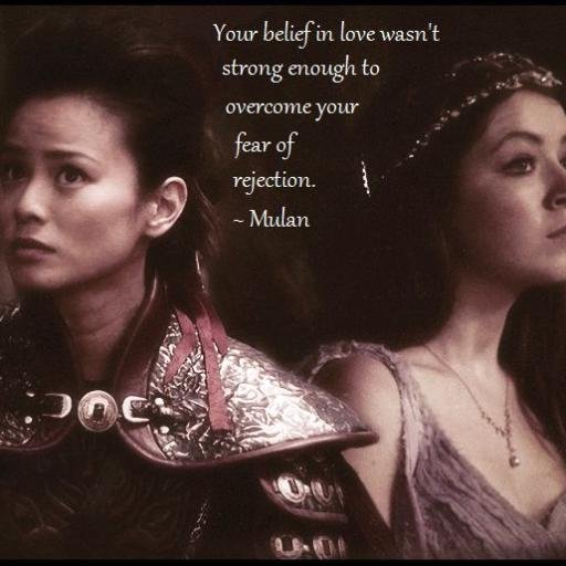 #Ouat I am a Princess in love Mulan @LegendWarrior28 .and I can't help it. 21+ Rp