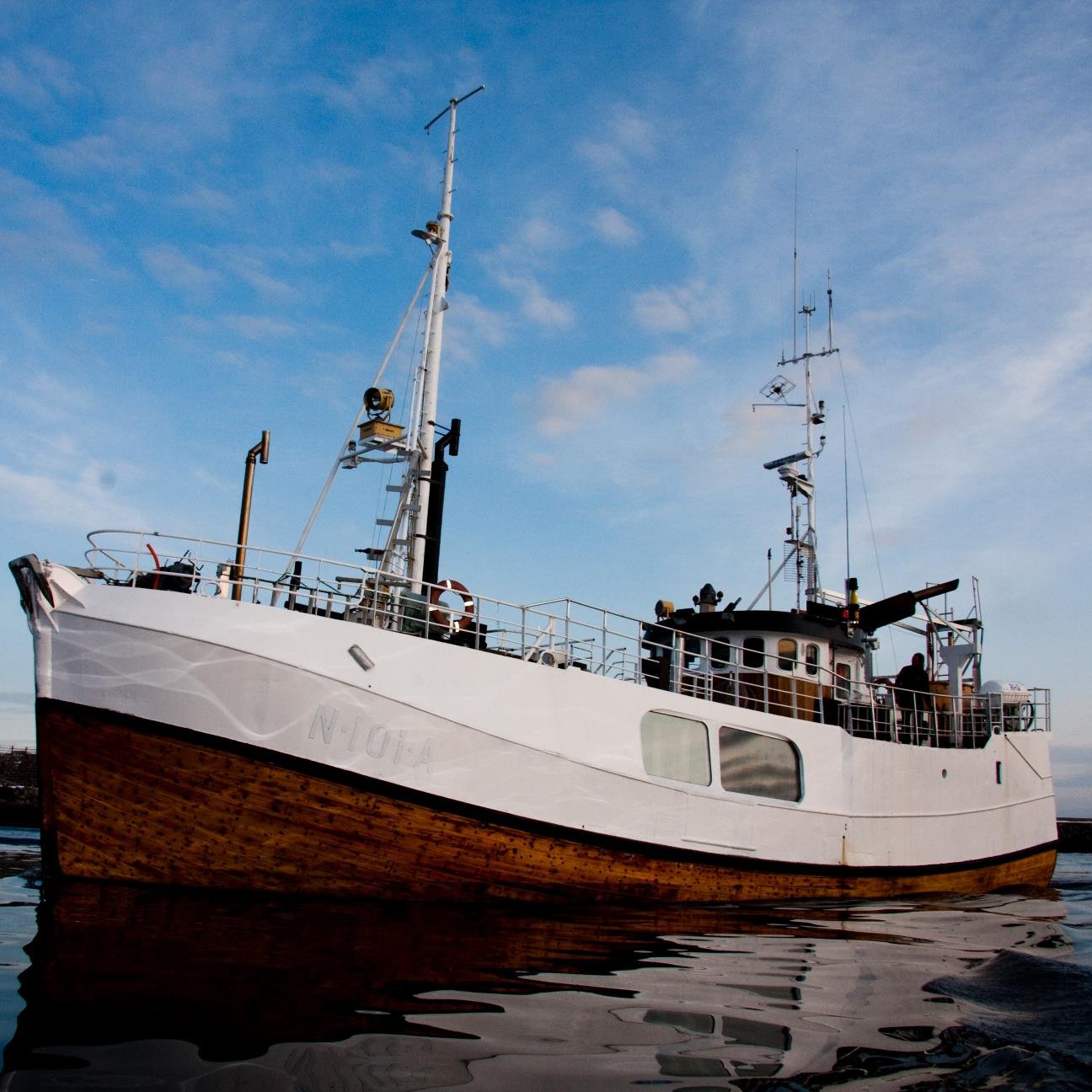 VulkanaA's profile picture. Vulkana is a traditional norwegian fishing vessel redesigned as a luxurious adventure boat with arctic spa and an excellent kitchen on board. Welcome to Tromsø!