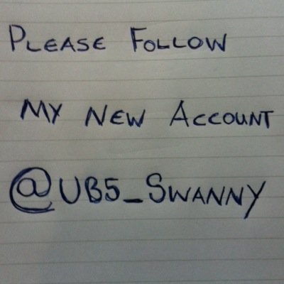 swanny_ub5's profile picture. this is my old account.... please follow me @ub5_swanny