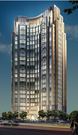 These Los Angeles hi-rise luxury condos on the Wilshire Corridor are an oasis in the modern world.