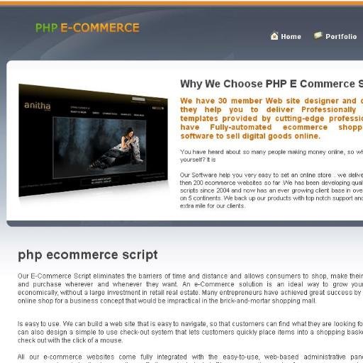 php_ecommerce_'s profile picture. Our PHP ecommerce script is one of the best times consuming shopping methodology through online.