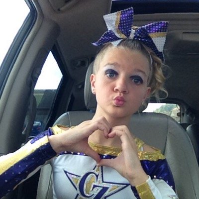 12 years young!A cheerleader at CZAS!