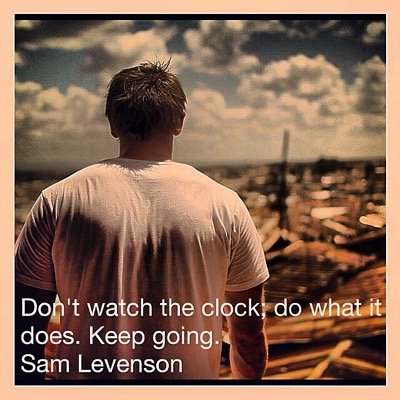 lasseboesen's profile picture. Don't watch the clock, do what it does - Keep going...