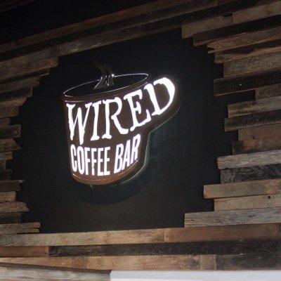 purveyor of fine coffee and unique gathering spaces - get Wired!