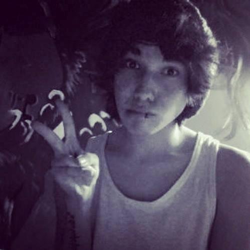 skateboarder and breakdancer..... got moves    BRING IT ON      :)  follow meh