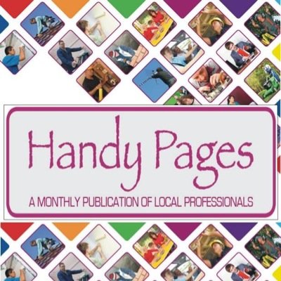 Handy Pages is a monthly publication and has a guaranteed distribution of 15000 in 5 postcode sectors, delivered by the Royal Mail Door to Door service.