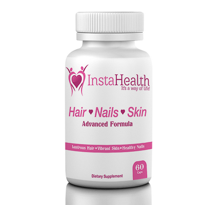 With InstaHealth’s Extra Strength Hair, Nails & Skin formula with Biotin you’ll look good and feel great!