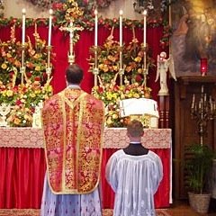 LatinMassTimes's profile picture. We support the Latin Mass.