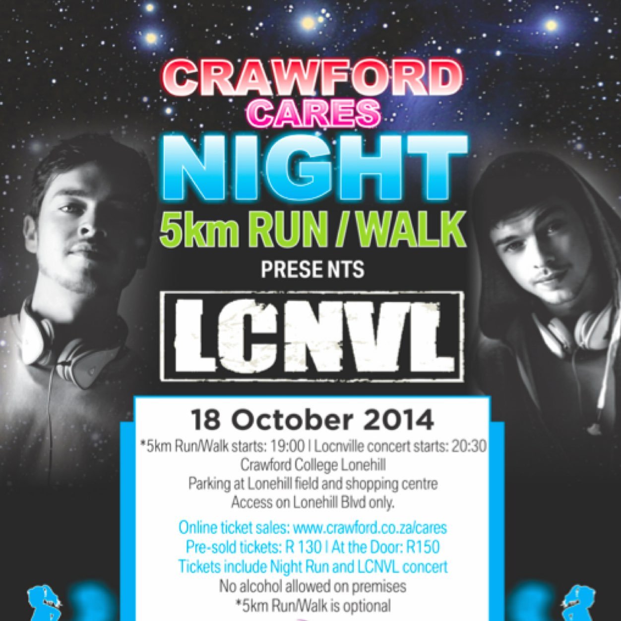 The @UPARTY_SA @Locnville School Tour coming to YOUR school soon! 18 Oct - Crawford College Lonehill (JHB) and 5 December - Rhenish (CT)