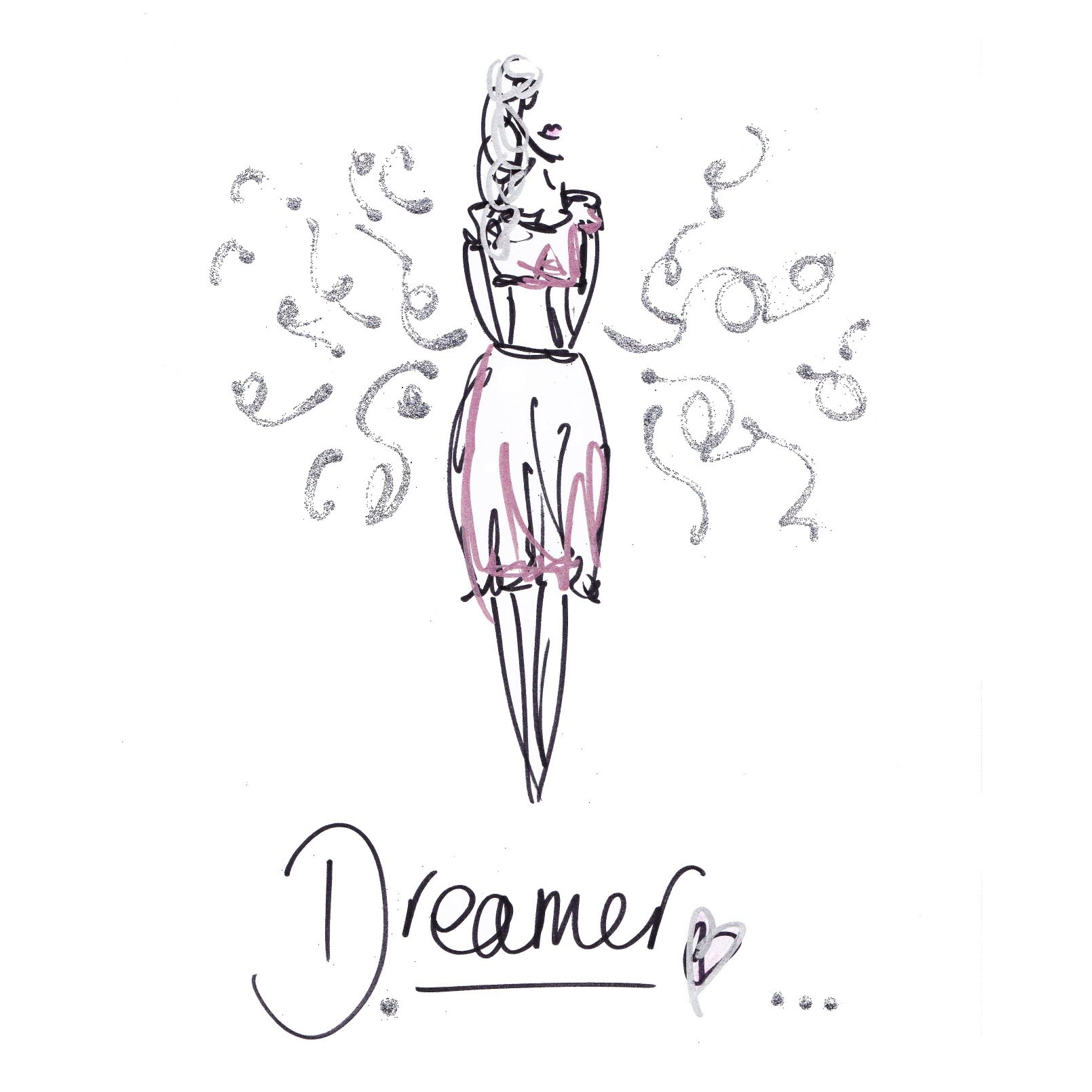 Recently realised love for fashion illustration, inspiring my jump forwards.