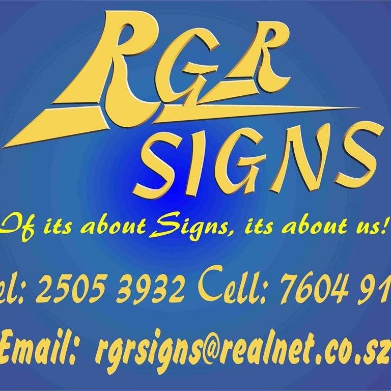 RGR Signs for all your digital printing,bill boards,road signs,banners,stickers,t-shirt printing window signage,vehicle signage and graphic design