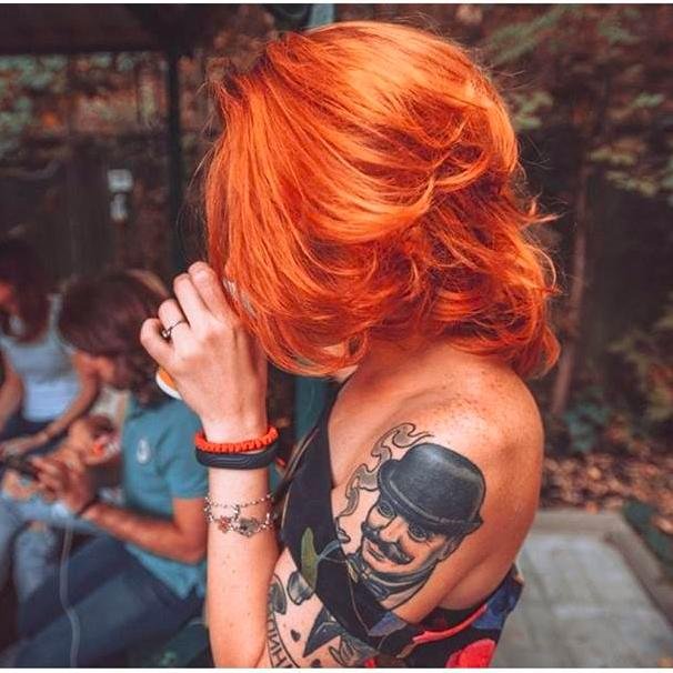 Redhead, tattoo, cooking, crazy, love